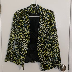 Leopard blazer. Never worn.
